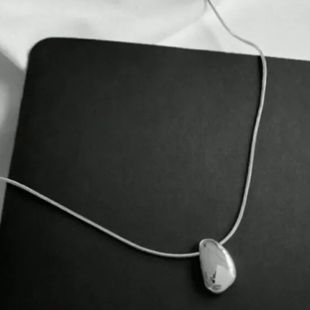 NWT, Stunning Silver Pendant Necklace